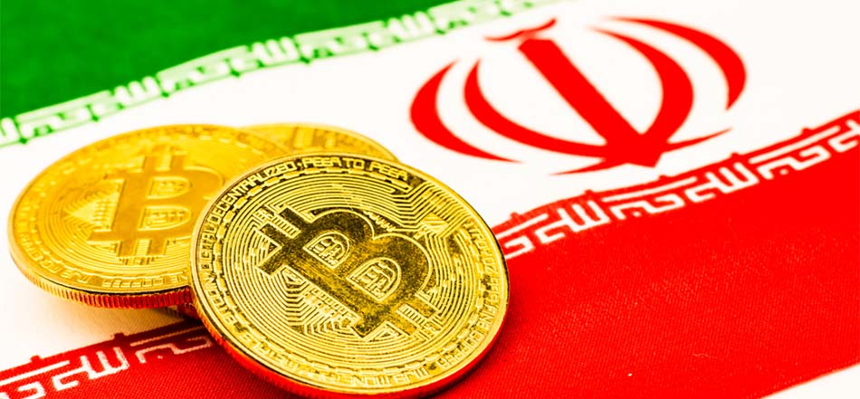 تصویر بیت کوین بر روی پرچم ایران