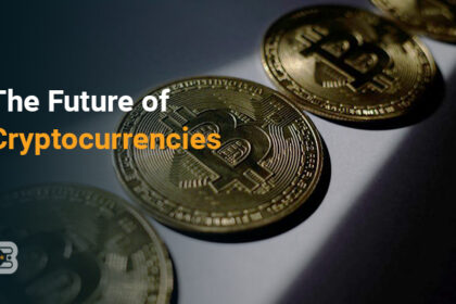 عبارت تصویر نشان دهنده آینده ارزهای دیجیتال در مقاله است که در چشت سر آن سکه های بیت کوین قرار گرفته اند.