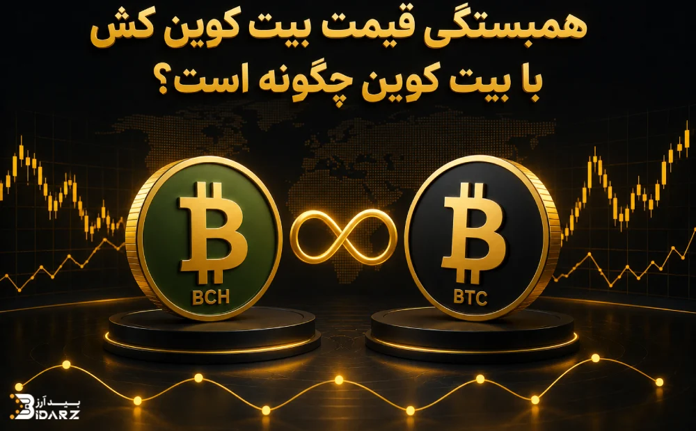 همبستگی قیمت بیت کوین و بیت کوین کش