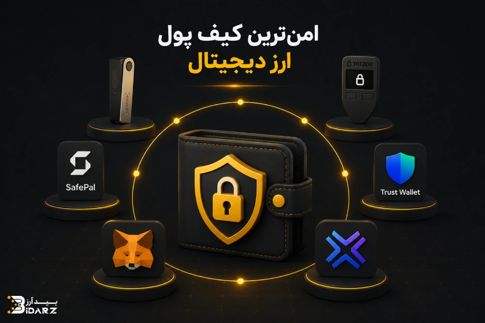 امن ترین کیف پول ارزدیجیتال